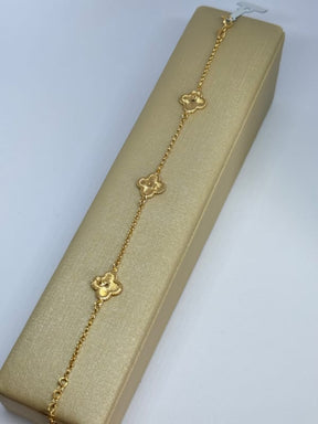 Pulseira Com 3 Trevos