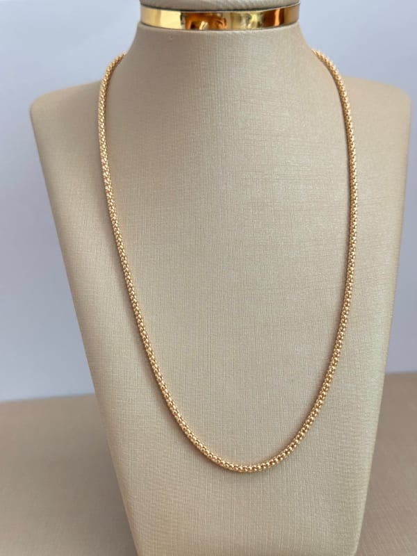 Colar Corrente Elo Grumet Dourado