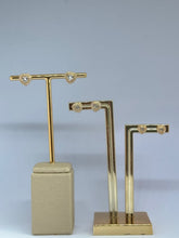 Trio de Brincos Coração com Zircônias